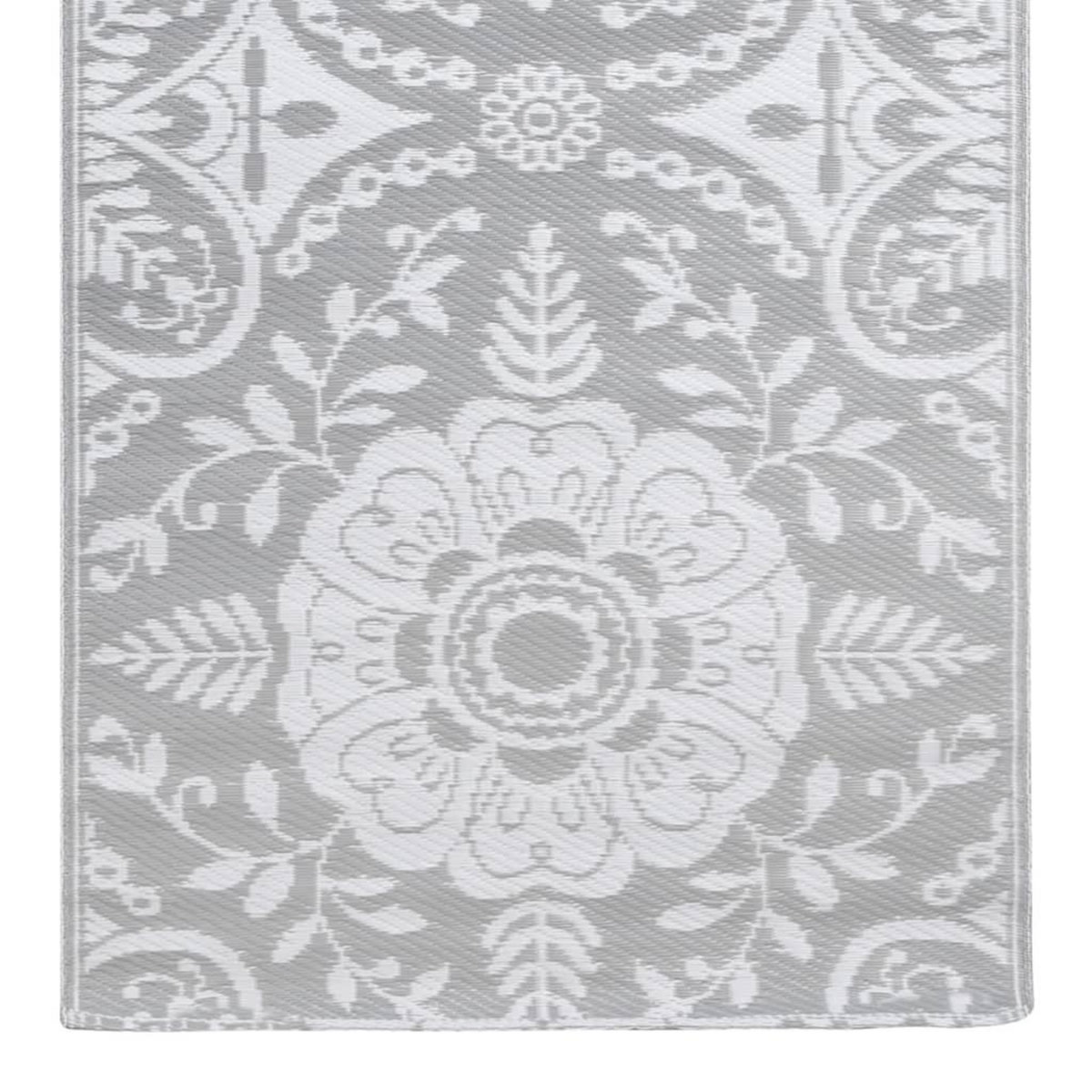 VIDAXL Tapis d'exterieur ARAKIL Gris clair 80x150 cm PP