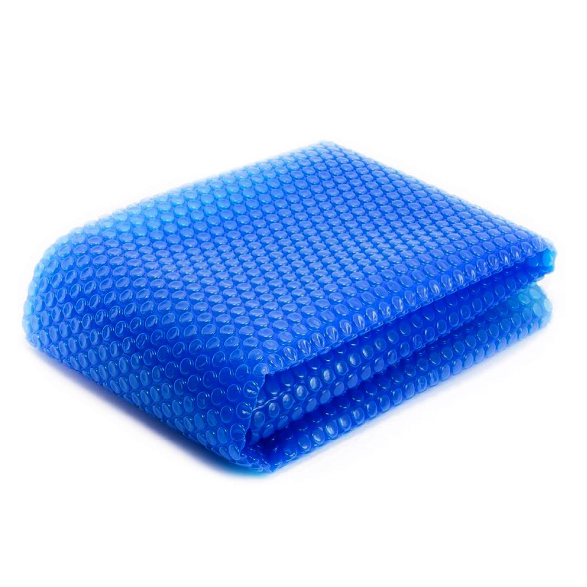 LINXOR Bâche à bulles sur mesure pour piscine - 300 microns - Bleu. Coloris disponibles : Bleu