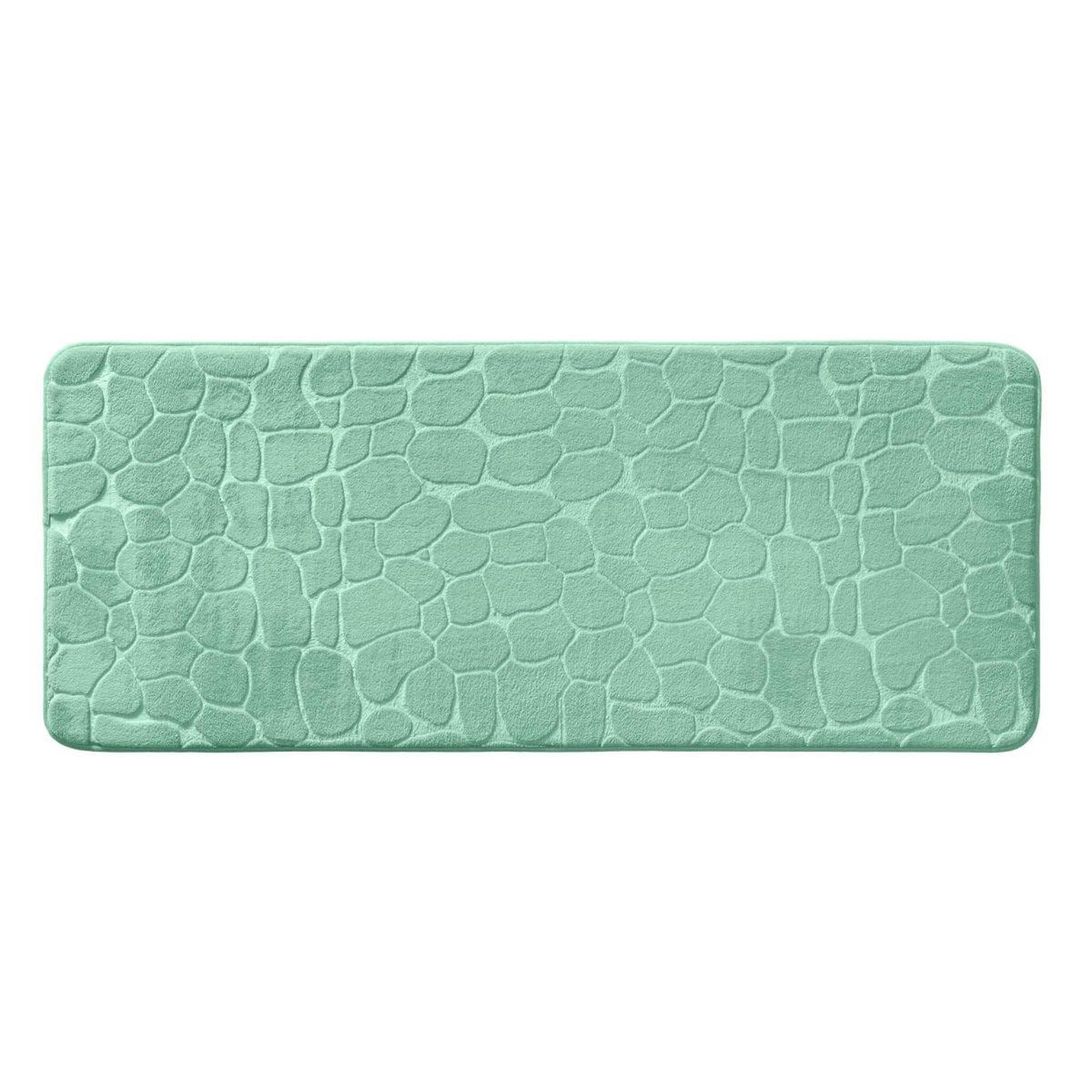 Douceur d'Intérieur Tapis de bain  ricochet  50x120cm tilleul
