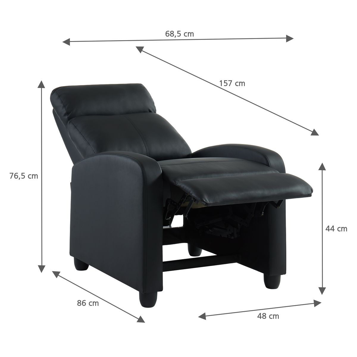 Fauteuil relax  inclinable TENNESSEE