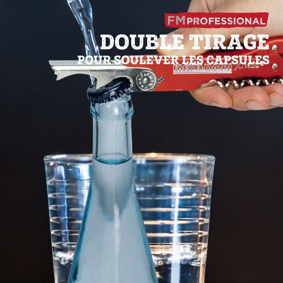 FM PROFESSIONAL Tire-bouchon décapsuleur 13 cm FM Professional Boissons