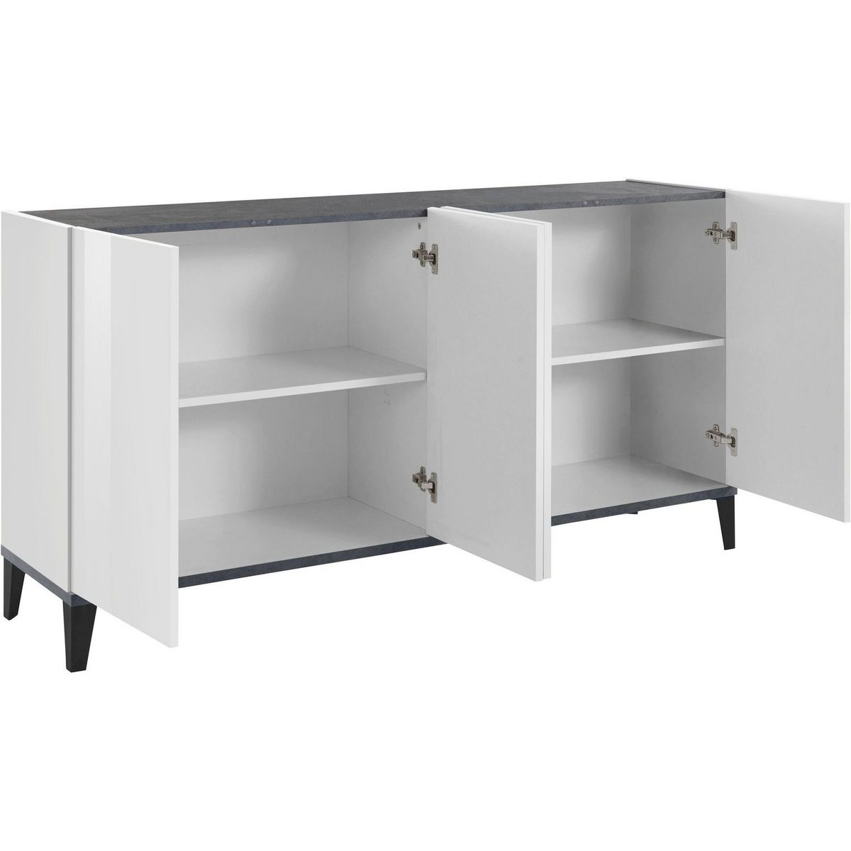 Buffet moderne 4 portes L160cm BARI
