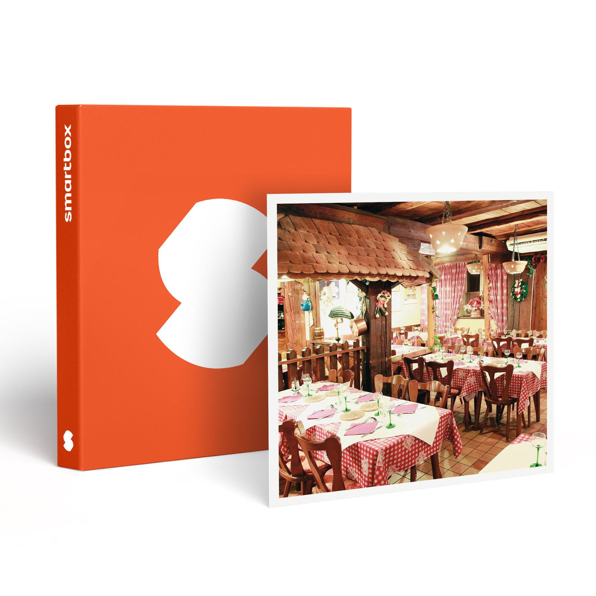 Smartbox Repas 2 plats et vin pour 2 personnes au baeckeoffe d'alsace à strasbourg - coffret cadeau gastronomie