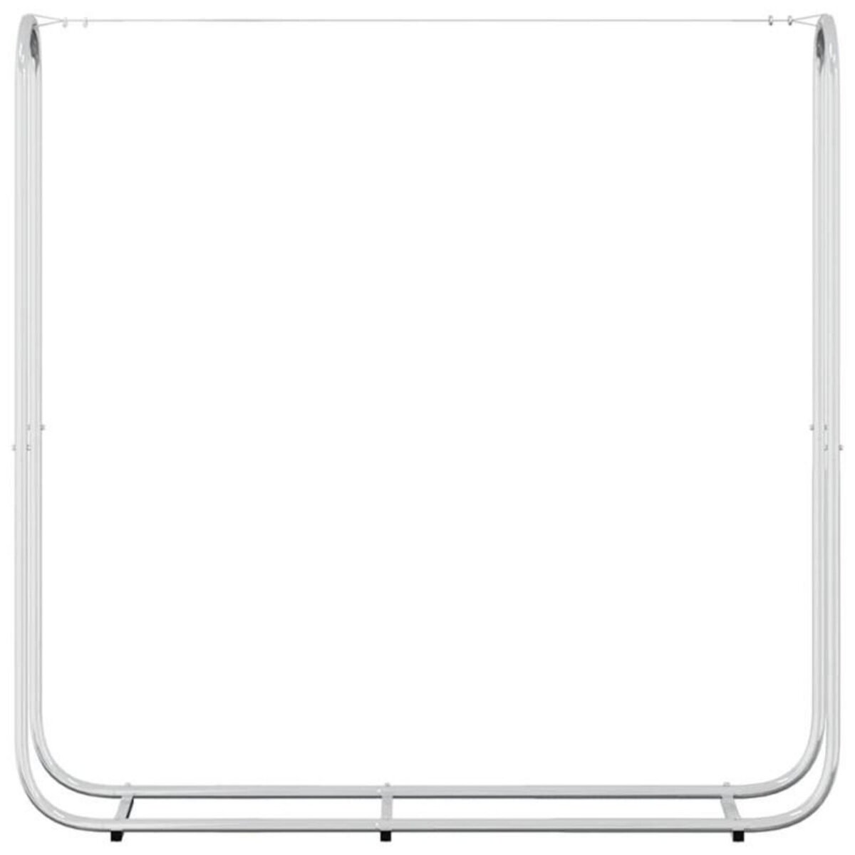 VIDAXL Portant de bois de chauffage avec fil d acier acier galvanisé