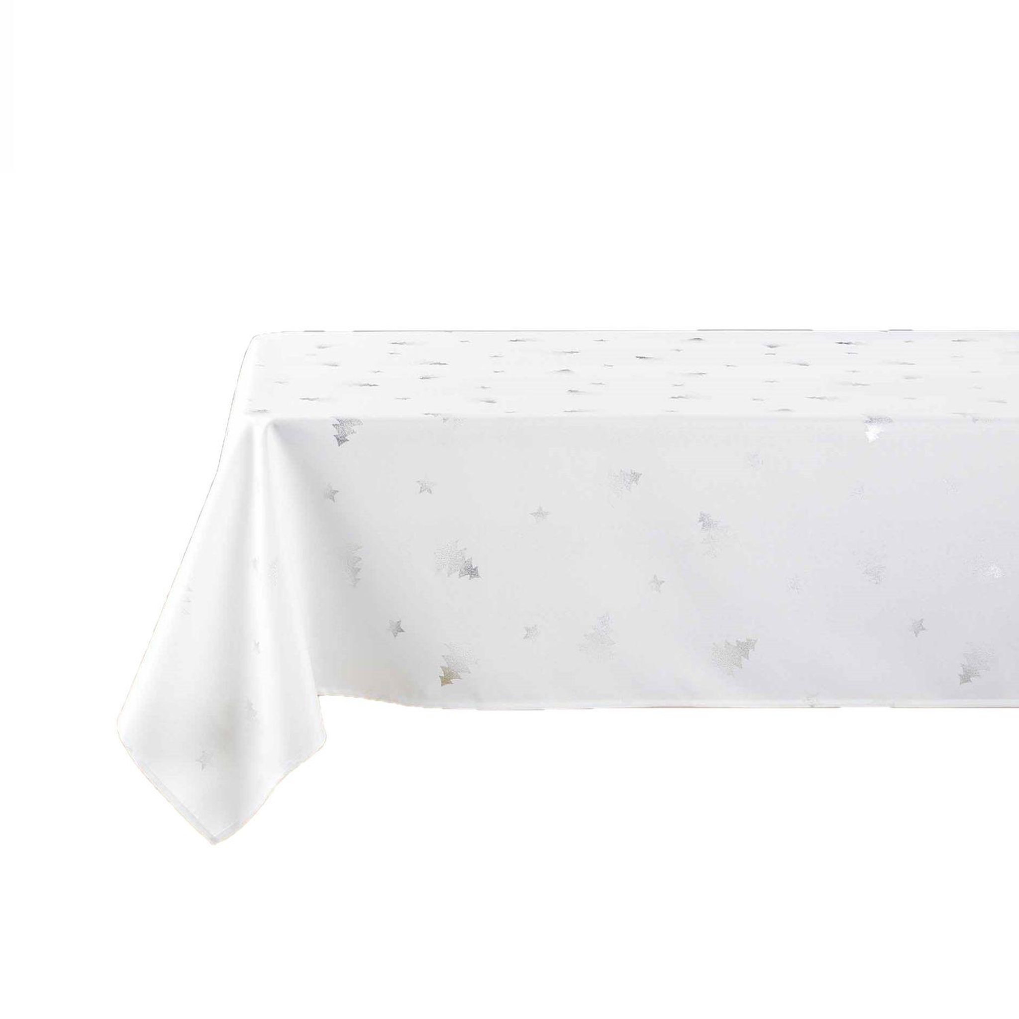 Voir la diapositive 1 : Douceur d'Intérieur Nappe rectangulaire antitache et infroissable Sapins