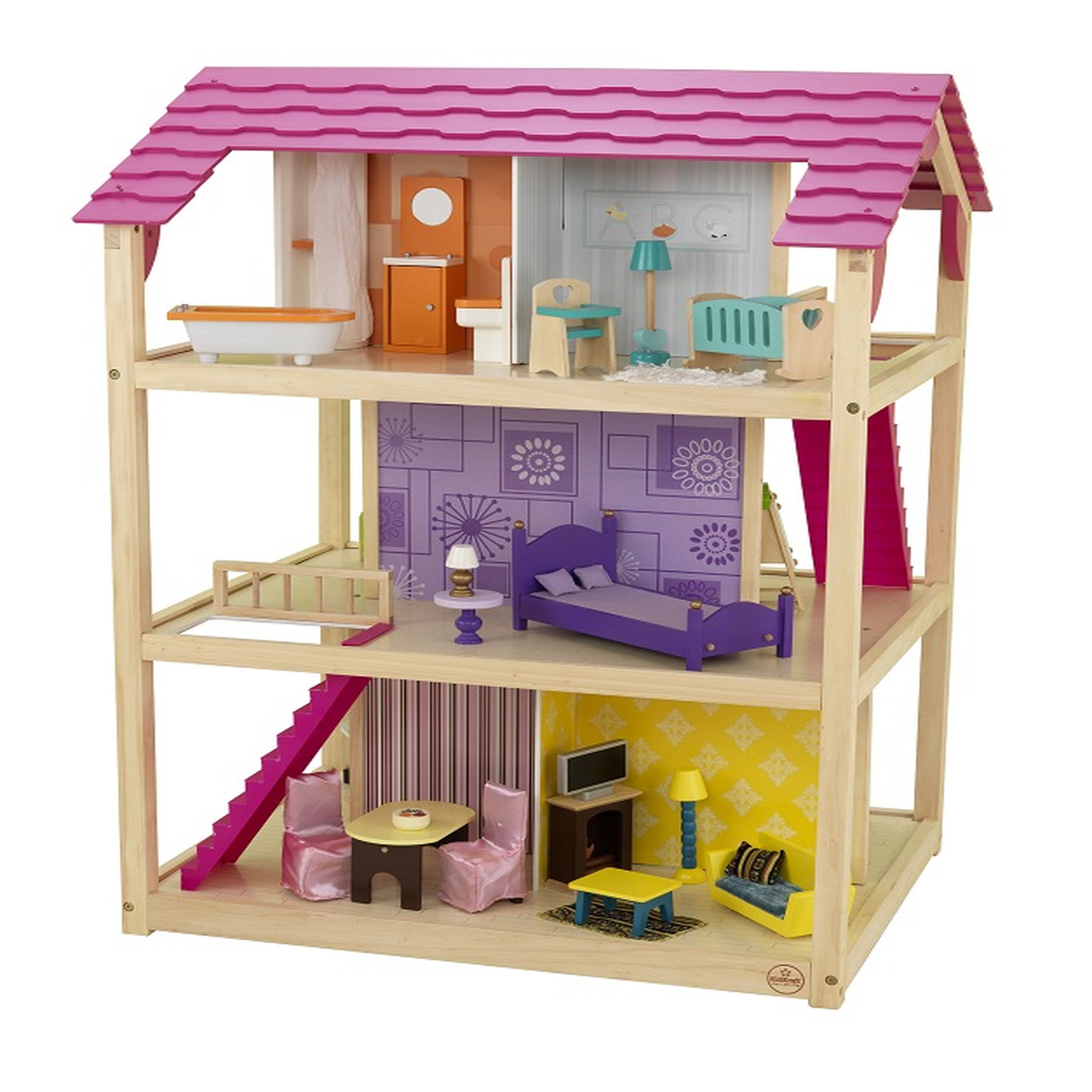 Voir la diapositive 1 : Kidkraft Maison de poupée bois So Chic