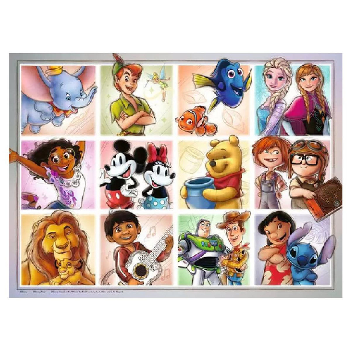 RAVENSBURGER Puzzle 100 piece XXL - Personnages Disney