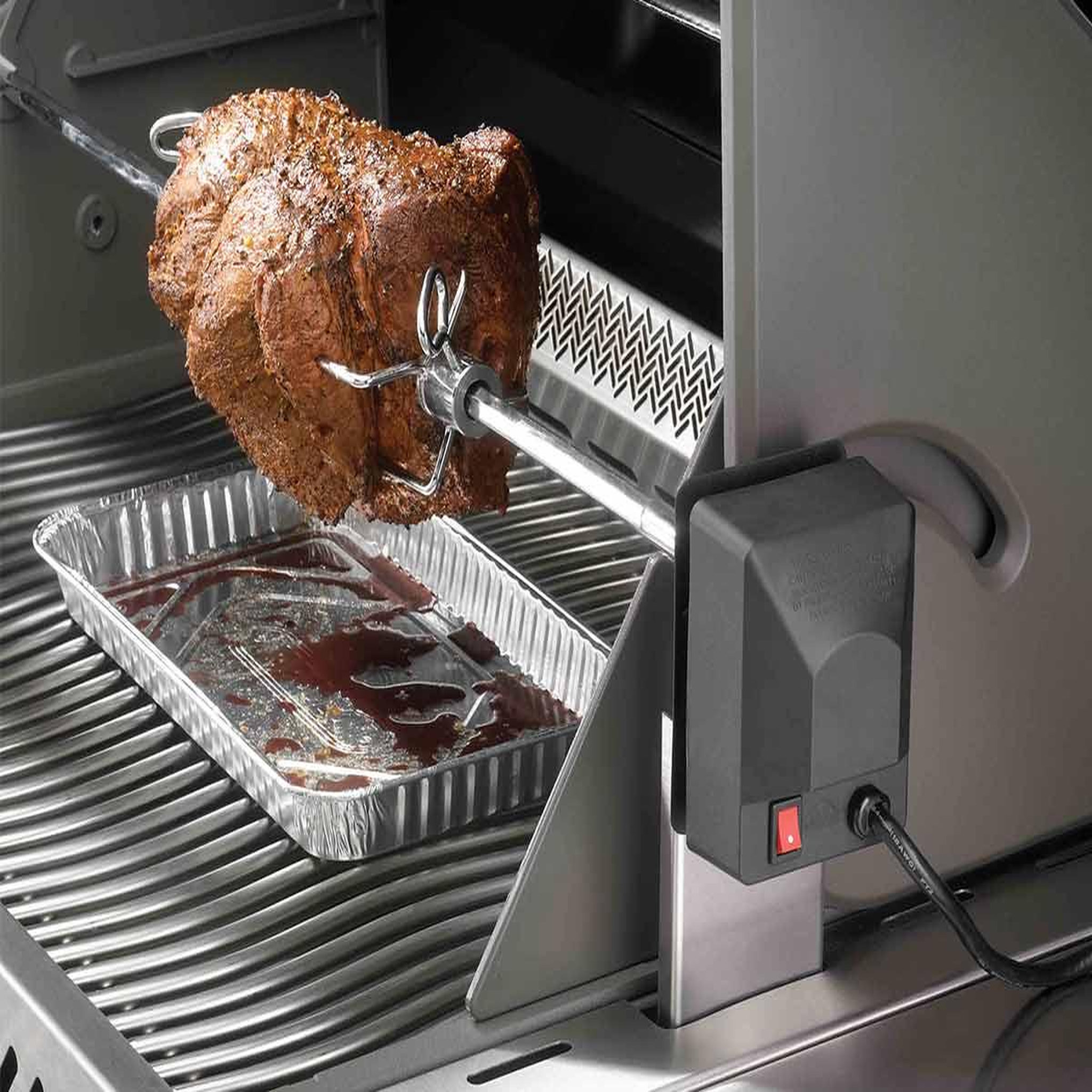 Voir la diapositive 2 : NAPOLEON Rôtissoire pour barbecue lex 605 / 730 - napoleon
