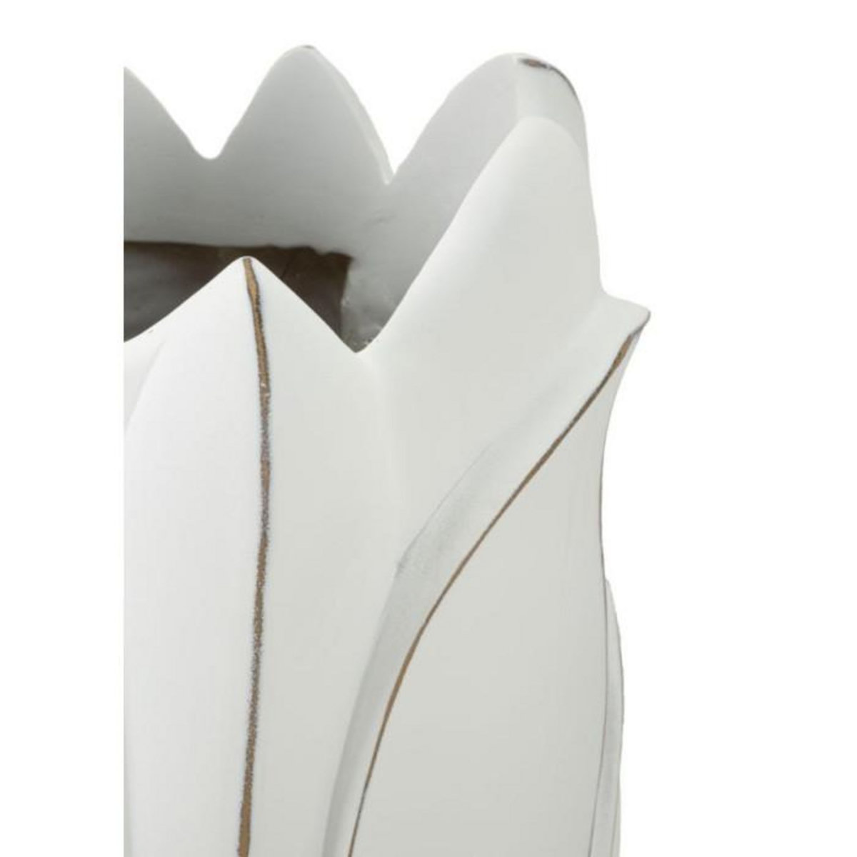 Paris Prix Vase Déco en Résine  Gardy  69cm Blanc