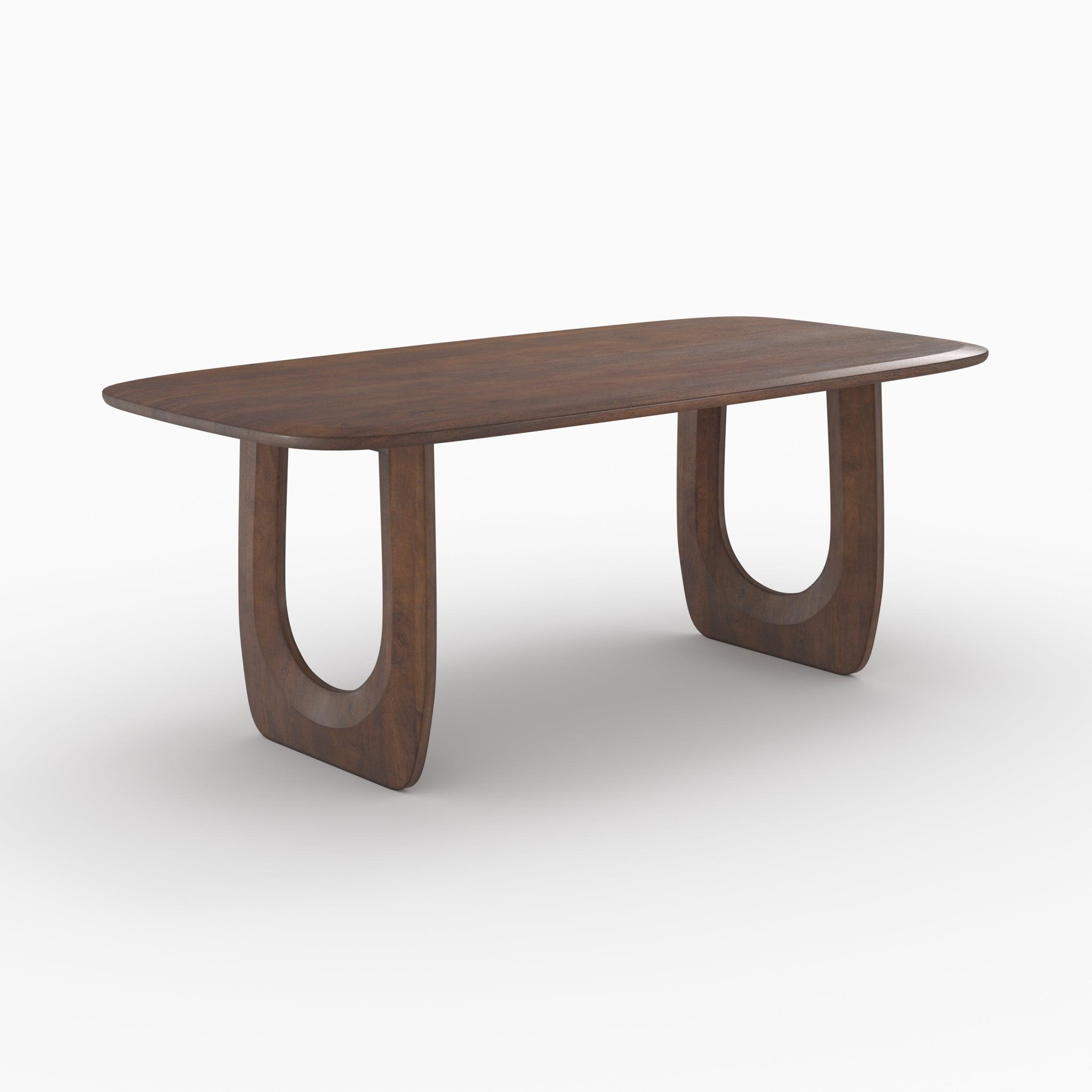 MAISON PAVANE Table rectangulaire en bois de manguier massif 6 places-maya