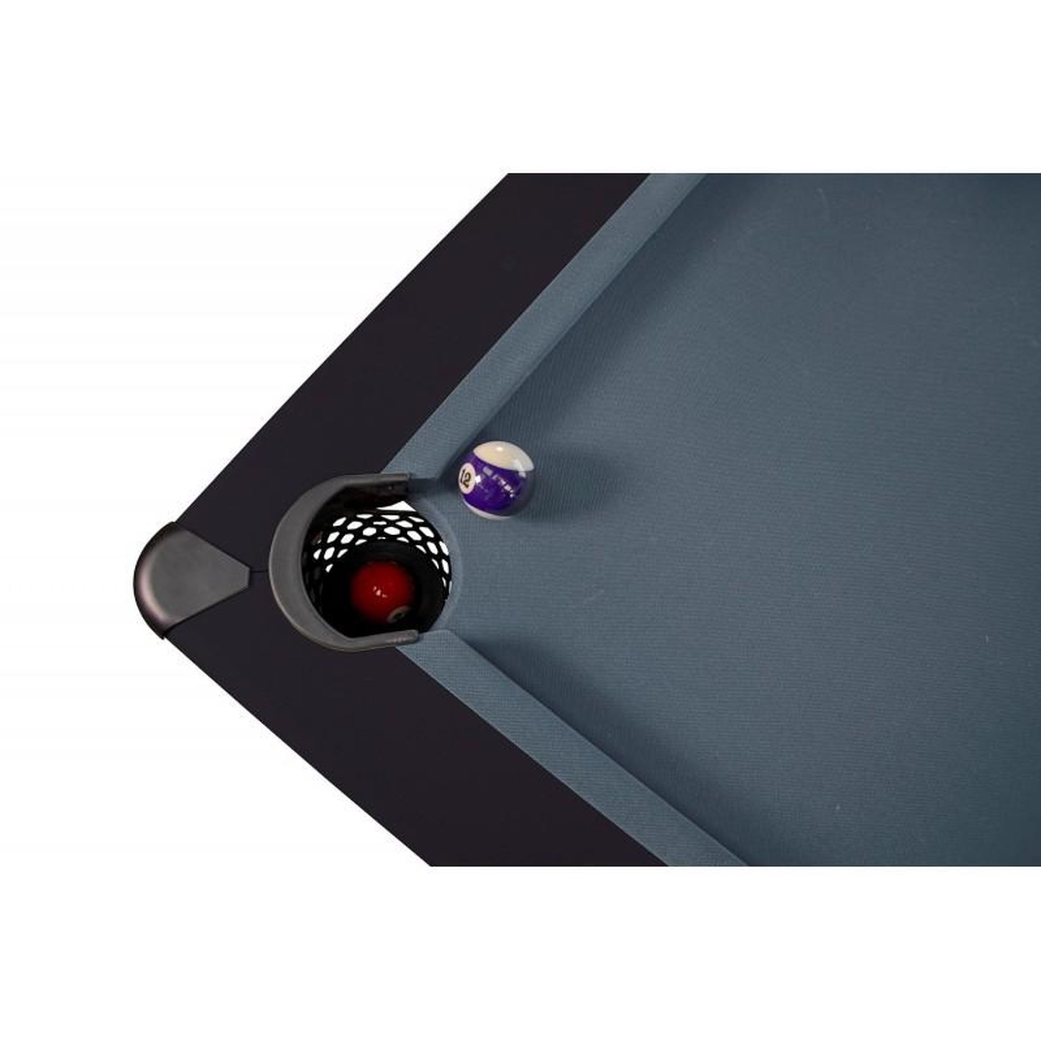 Voir la diapositive 5 : PLAY4FUN Billard Américain HARMONY 6Ft - 206,5 x 116,5 x 80 cm avec accessoires et plateau dînatoire - Couleur Noir
