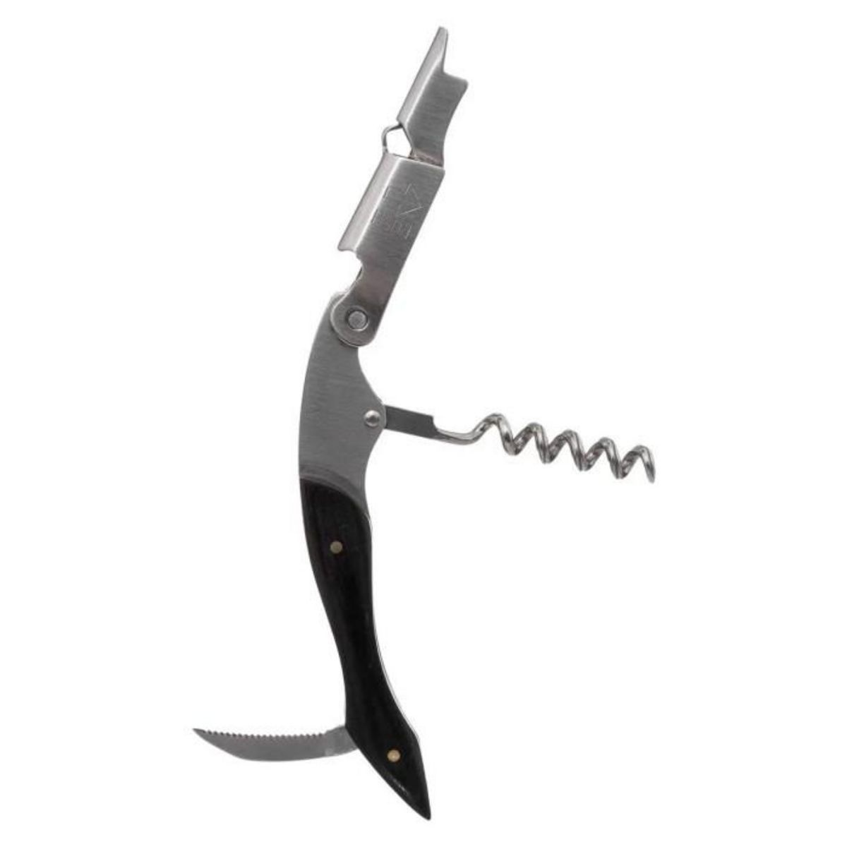 SECRET DE GOURMET Tire-Bouchon en Inox  Limonadier  12cm Noir