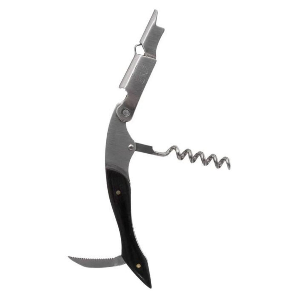 SECRET DE GOURMET Tire-Bouchon en Inox  Limonadier  12cm Noir