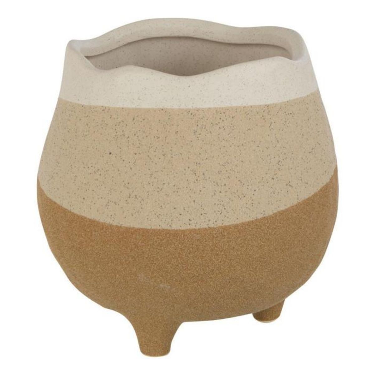 Paris Prix Cache-Pot sur Pied  Charley  18cm Beige