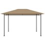 Voir la diapositive 2 : VIDAXL Belvedere 384x281x270 cm Taupe 180 g/m^2