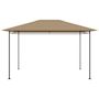 Voir la diapositive 2 : VIDAXL Belvedere 384x281x270 cm Taupe 180 g/m^2