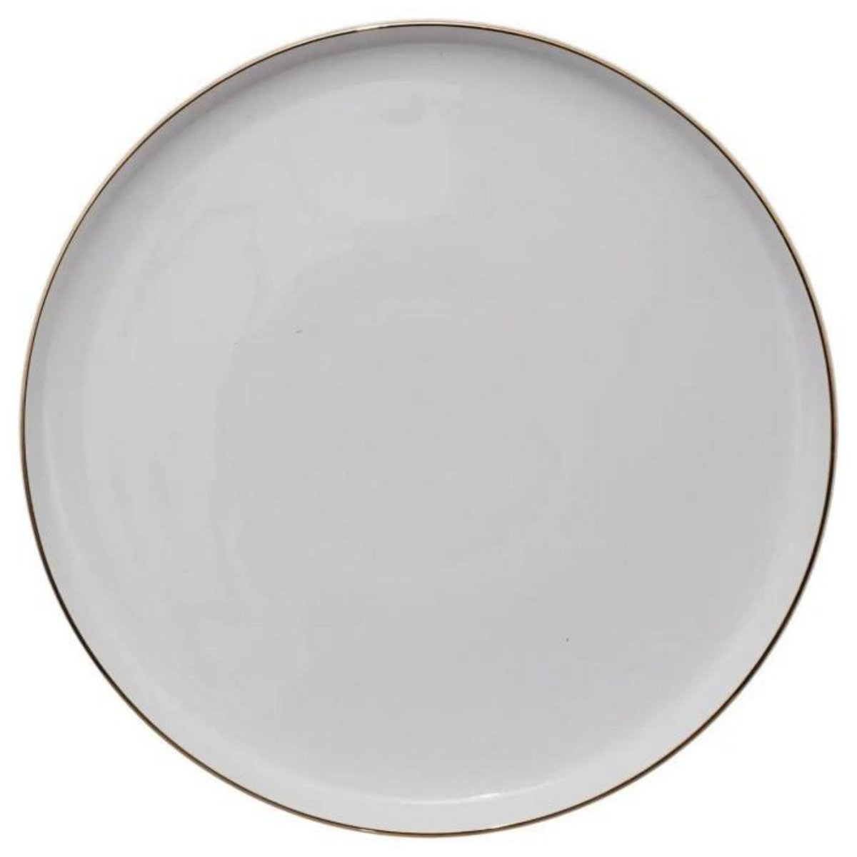 SECRET DE GOURMET Lot de 6 Assiettes Plates  Sublima  27cm Blanc