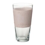 Paris Prix Vase Déco en Verre  Delph  25cm Transparent & Rose