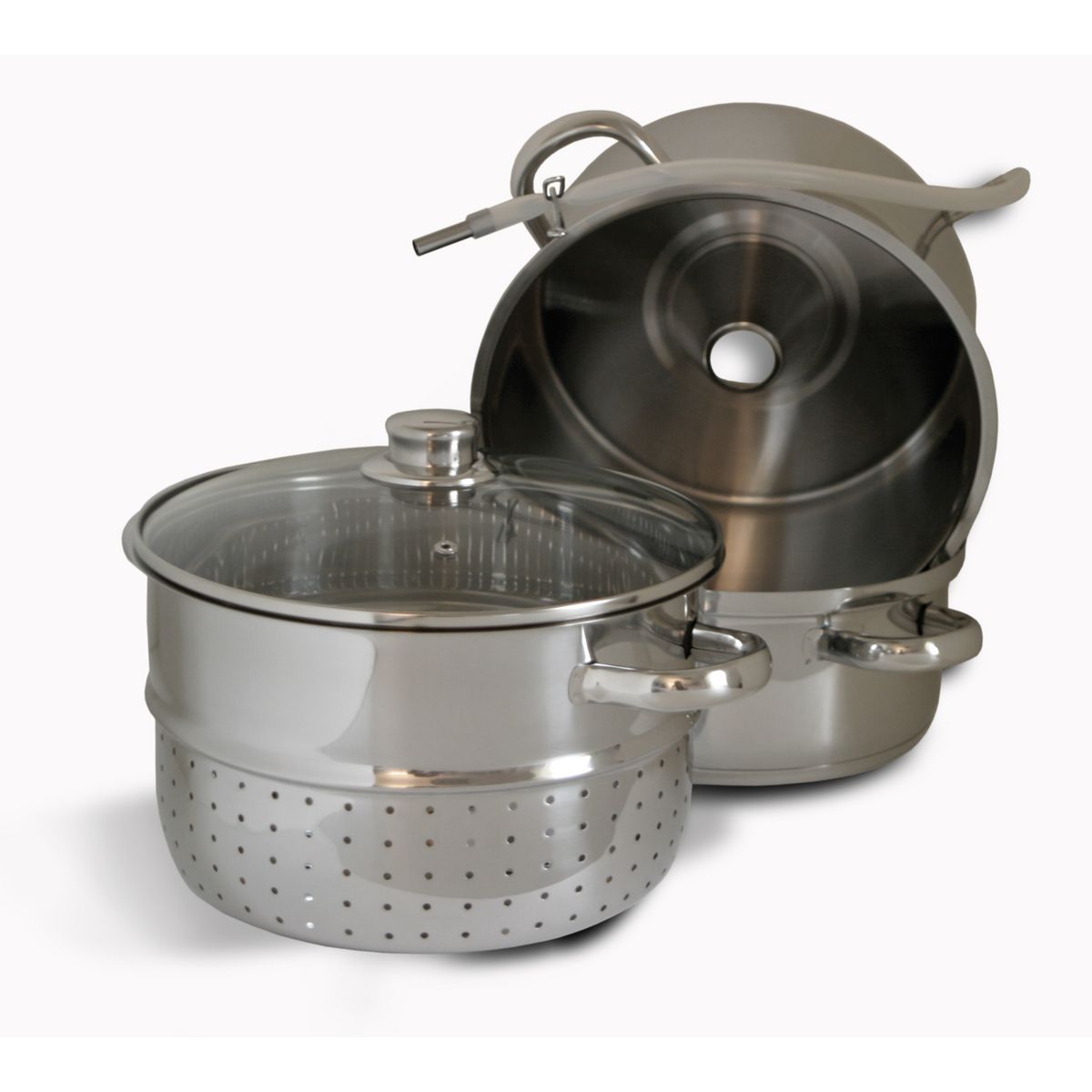 BAUMALU Extracteur de jus à vapeur en inox