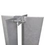 Voir la diapositive 2 : VIDAXL Piquets de poteau de cloture 2 pcs acier