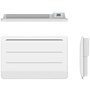 Voir la diapositive 2 : KALIA Radiateur électrique à inertie sèche 1500w blanc - bat-ht15pma2