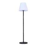 Lumisky Lampadaire lumineux solaire STANDY Blanc Acier H150cm