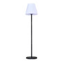 Voir la diapositive 1 : Lumisky Lampadaire lumineux solaire STANDY Blanc Acier H150cm