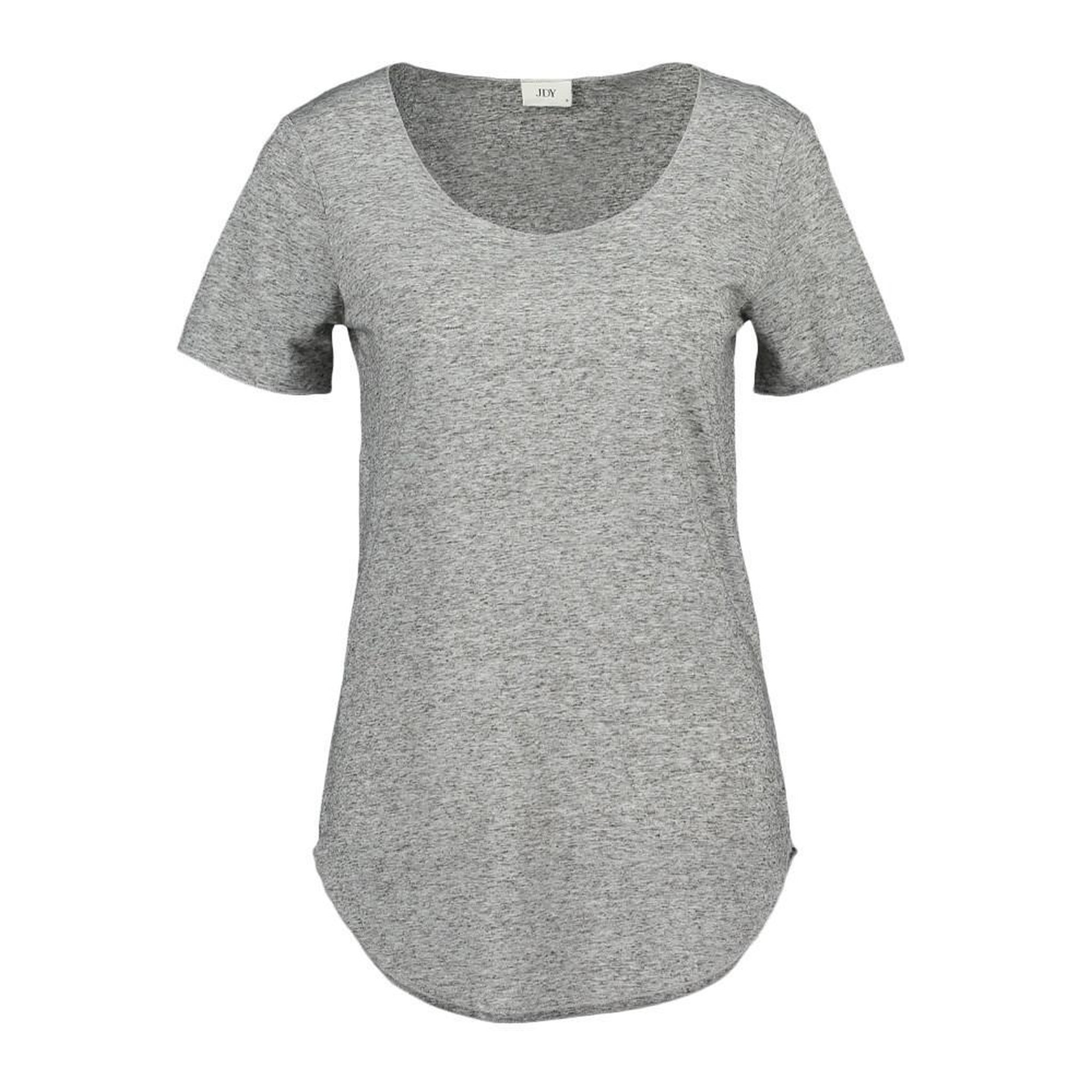 JACQUELINE DE YONG T Shirt  Femme JDY Linette. Coloris disponibles : Gris