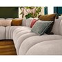 Voir la diapositive 4 : LISA DESIGN Debbie - canapé modulable d'angle droit 5 places en tissu texturé