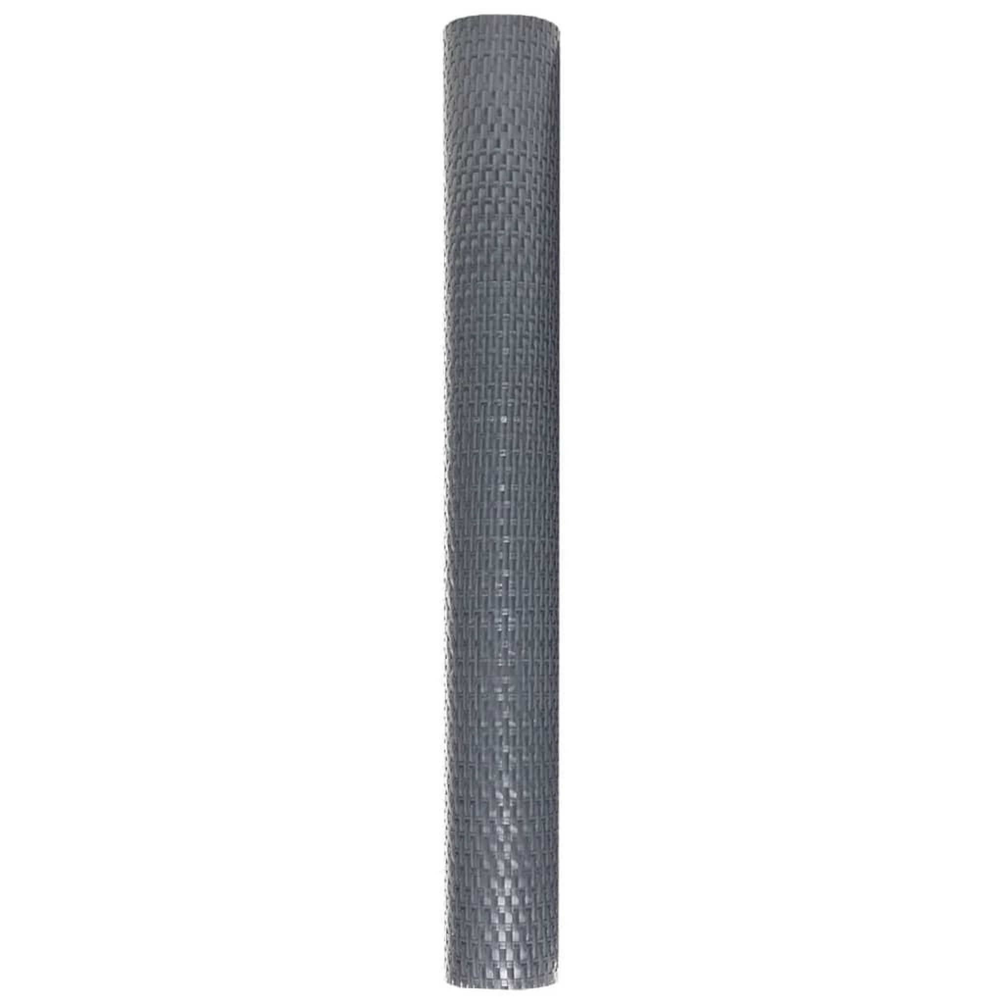 Voir la diapositive 4 : VIDAXL Paravent de balcon anthracite 300x80 cm resine tressee