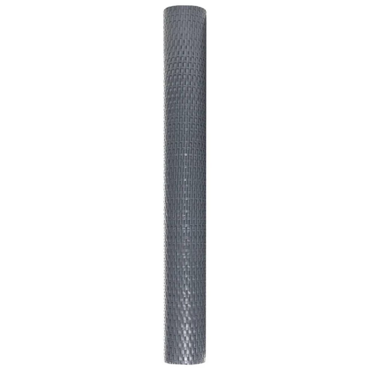 VIDAXL Paravent de balcon anthracite 300x80 cm resine tressee
