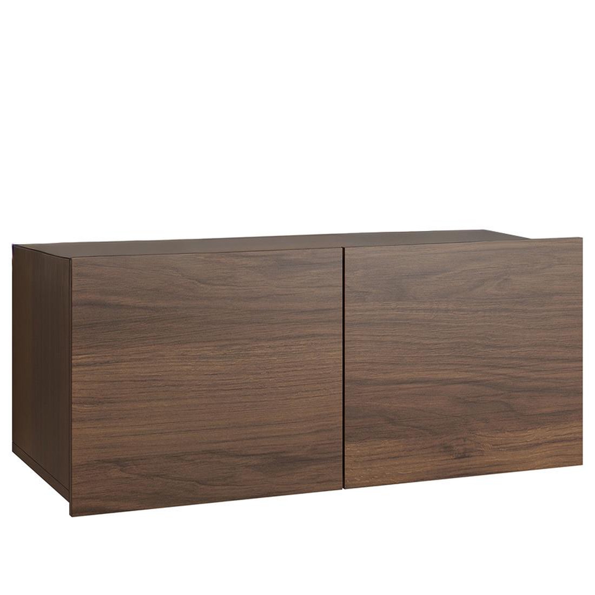 BEST MOBILIER Alix - meuble tv modulable 100 cm - 2 portes. Coloris disponibles : Beige, Blanc, Noir