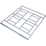 Habitat et Jardin Fondation pour abri de jardin  DALLAS  ou  VEGAS  - 12,99 M²