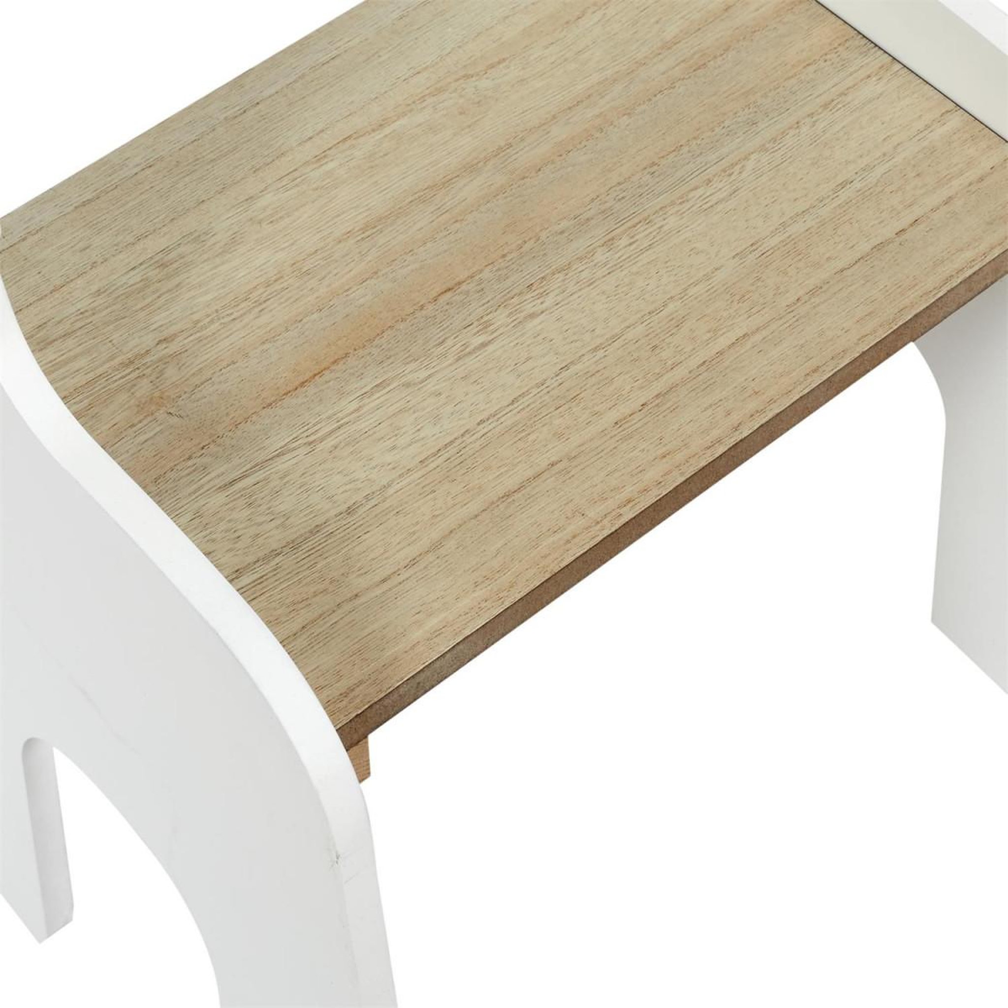 Voir la diapositive 5 : HOME DECO KIDS Chaise enfant en bois  licorne  60cm blanc