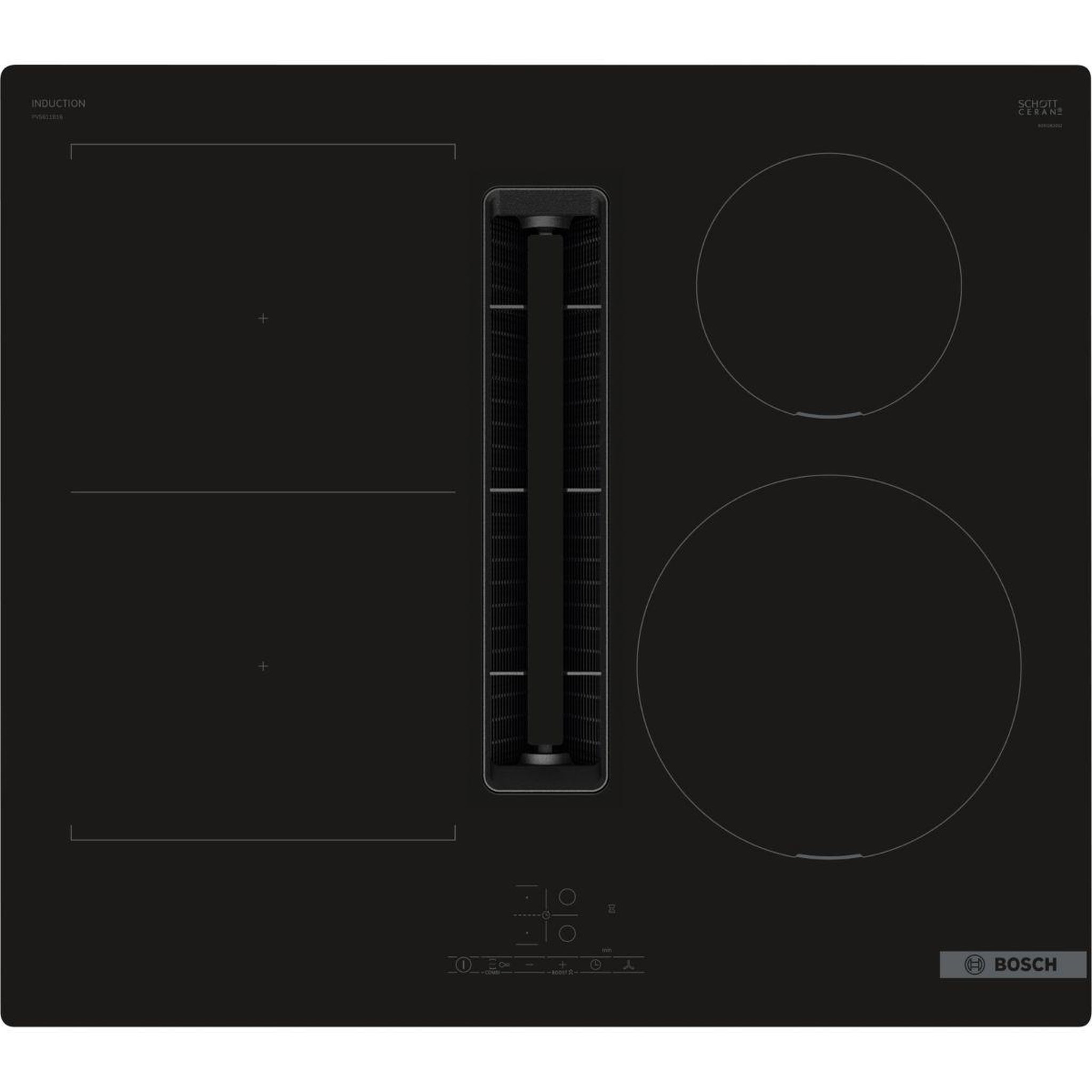 BOSCH Plaque induction aspirante pvs611b16e