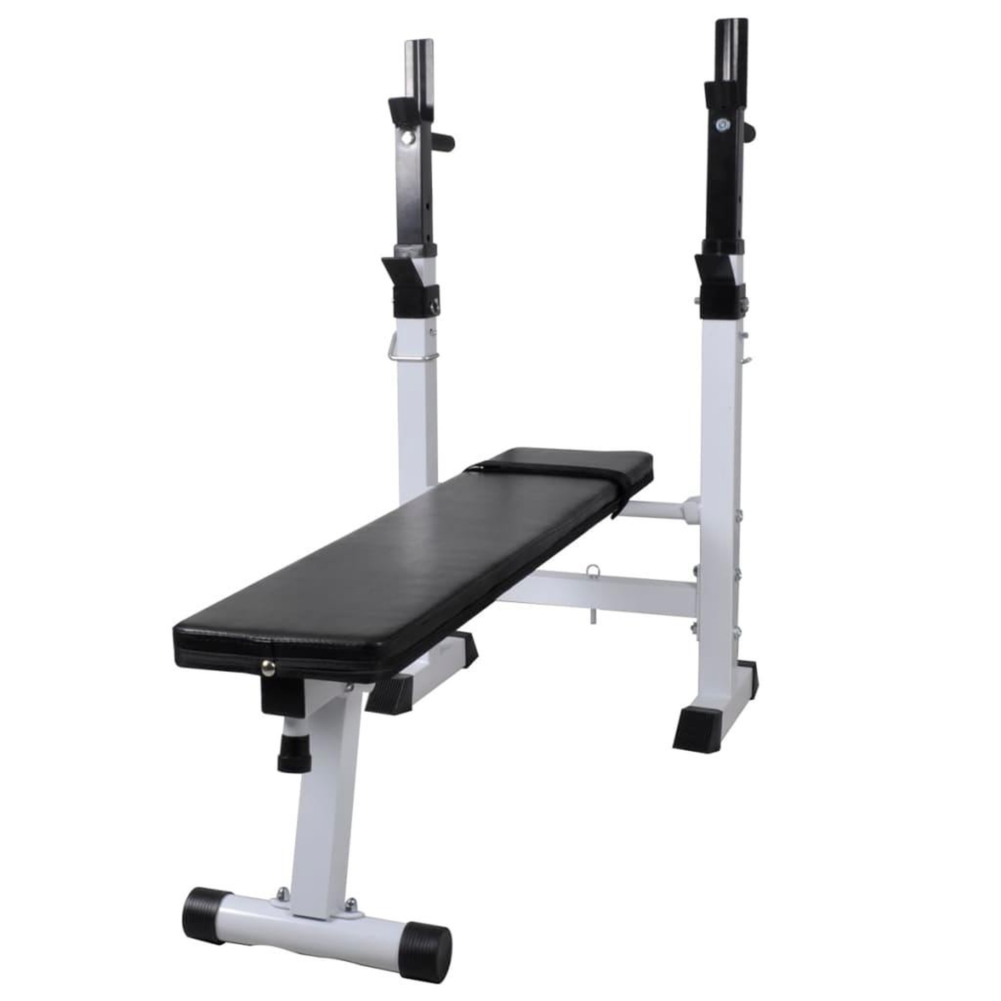 Voir la diapositive 2 : VIDAXL Banc d'entraînement et support de poids jeu d'halteres 60,5 kg