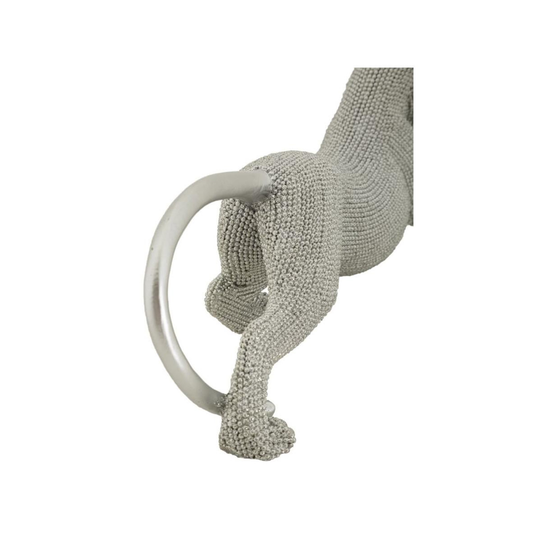 Voir la diapositive 5 : Paris Prix Statuette déco panthère  sparky  32cm argent