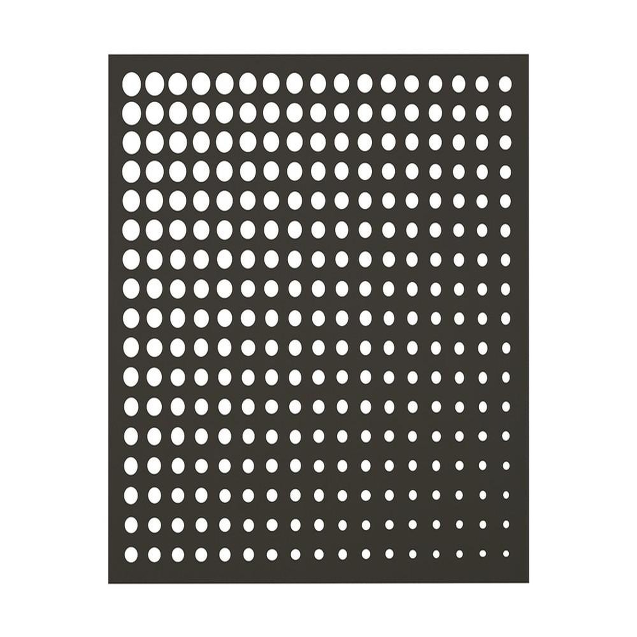 Nortene Panneau décoratif moon rouille - 1 m carré en résine polypropylène - fixé au mur