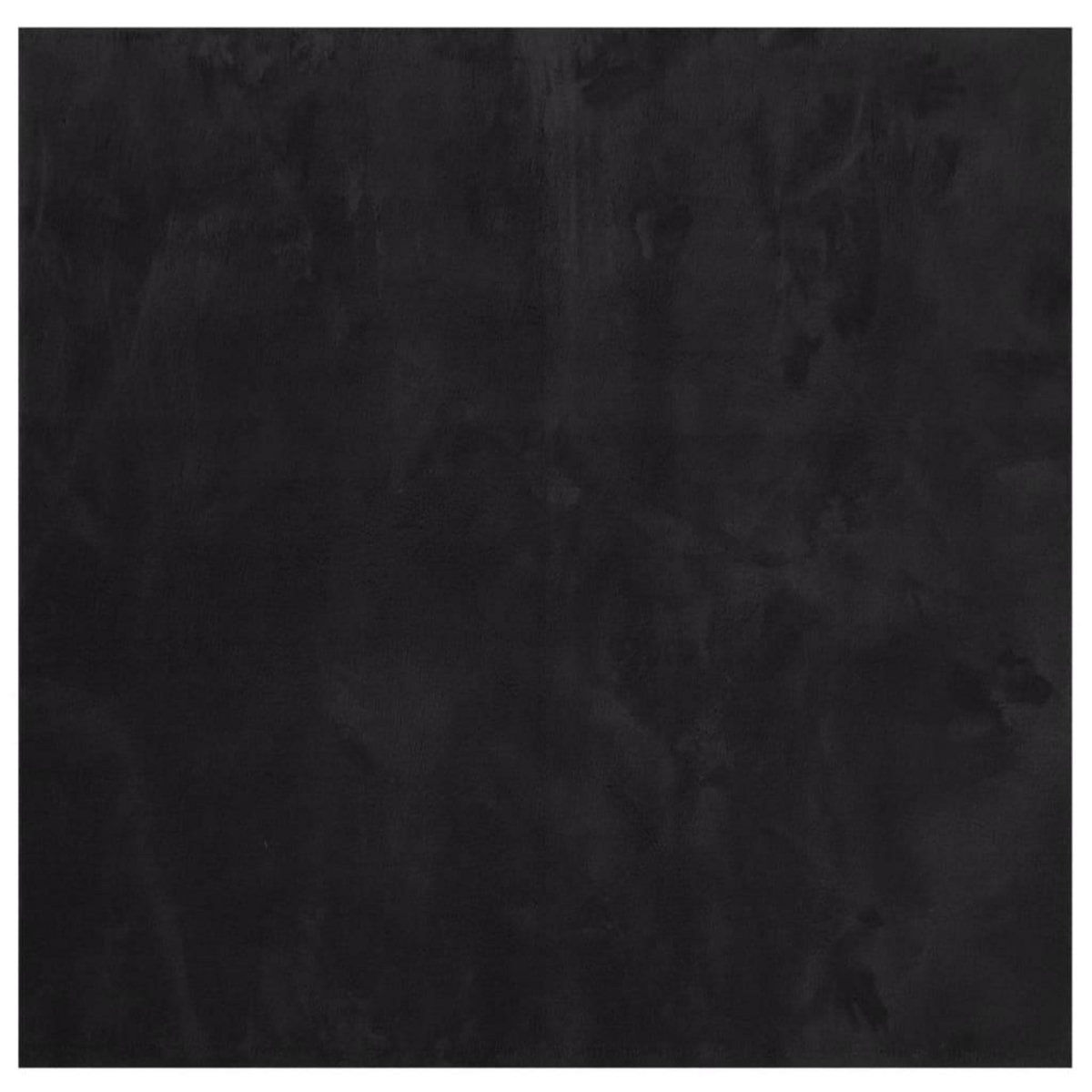 VIDAXL Tapis HUARTE a poils courts doux et lavable noir 160x160 cm