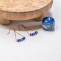 Voir la diapositive 4 : SLOYA Boucles d'oreilles Piana en pierres Lapis-lazuli