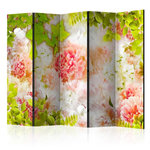 Paris Prix Paravent 5 Volets  Bright Peonies  172x225cm