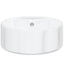 Voir la diapositive 4 : VIDAXL Lavabo blanc 40x14,5 cm ceramique rond
