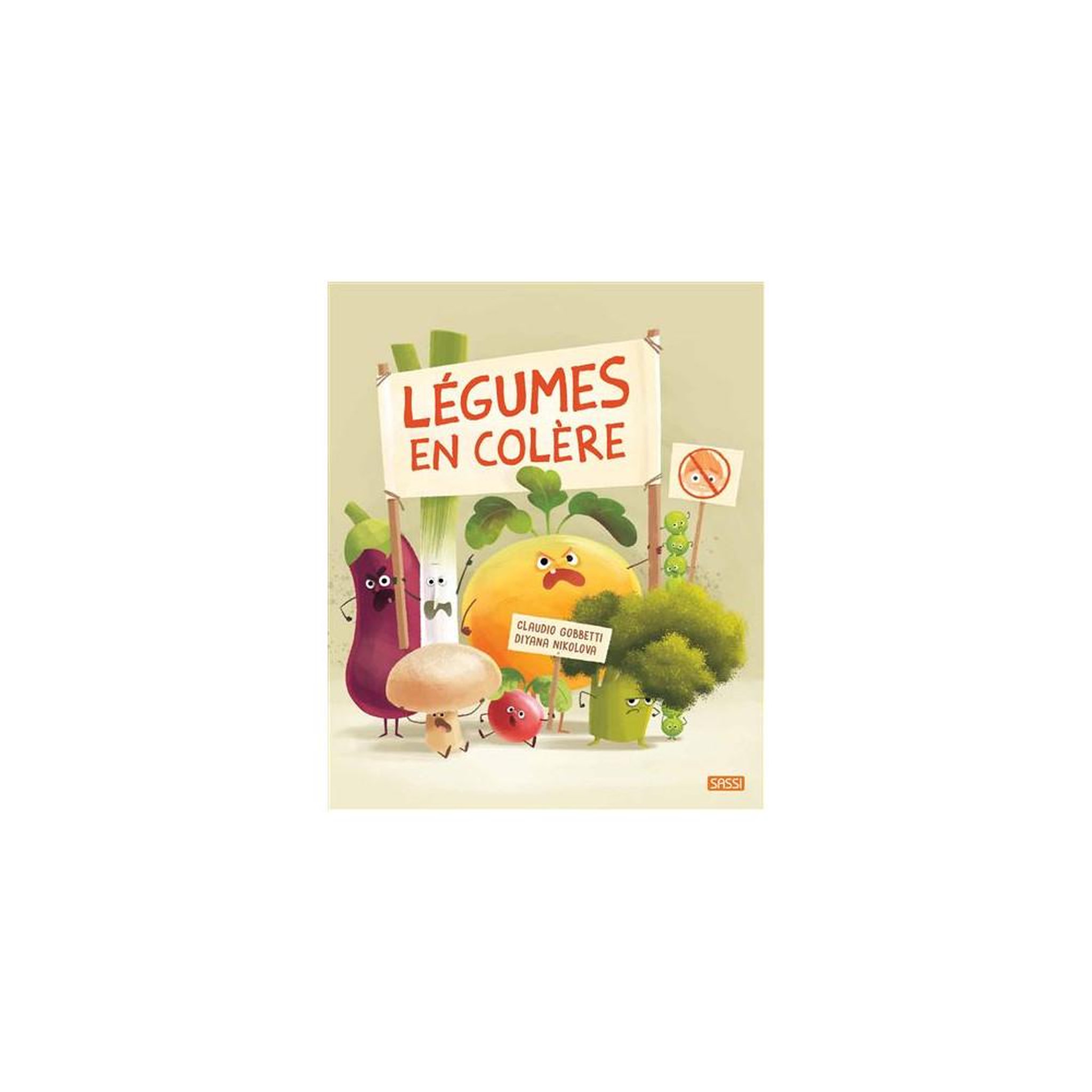 SASSI JUNIOR Album livre jeunesse grand format légumes en colère, relié, français, à partir de 3 ans