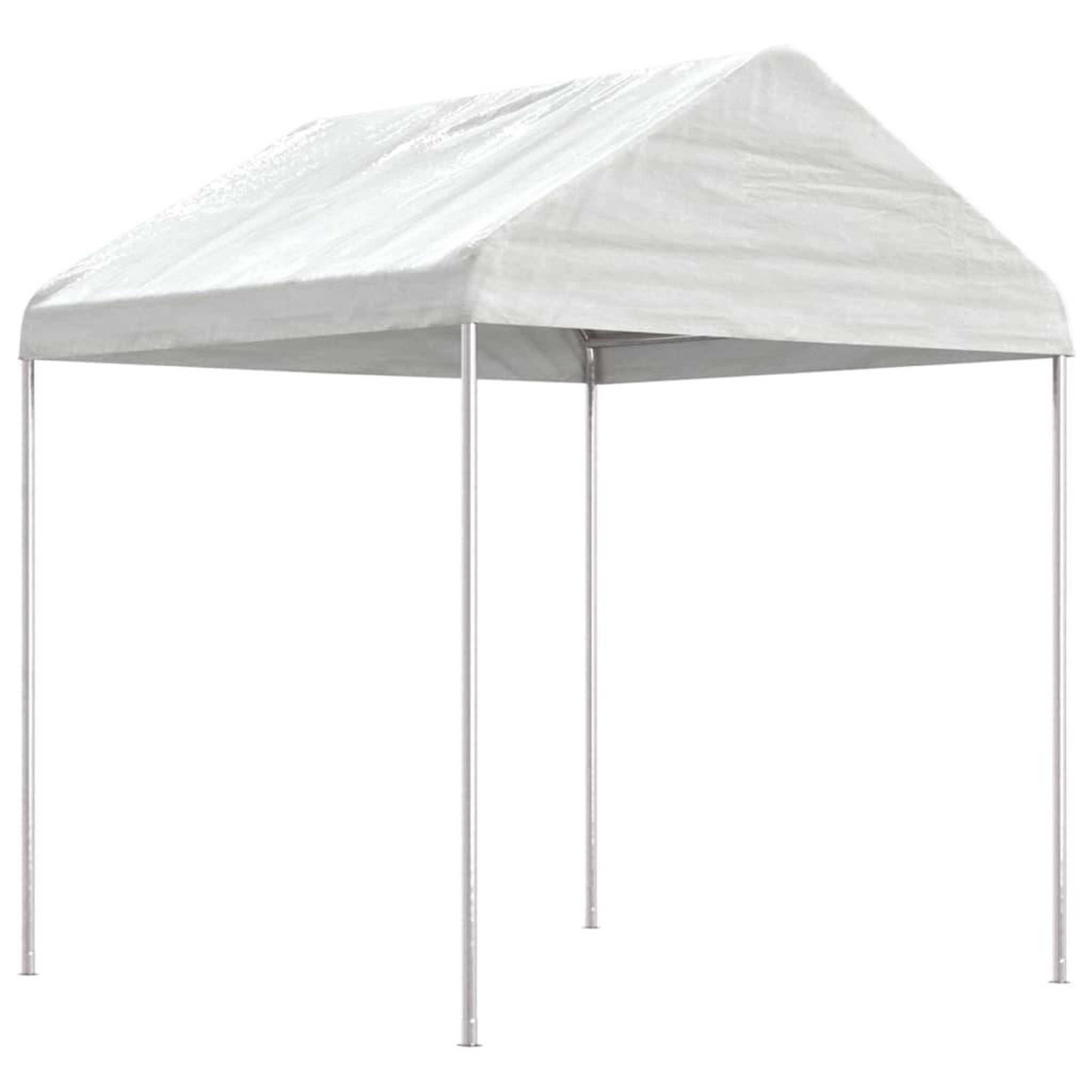 Voir la diapositive 2 : VIDAXL Belvedere avec toit blanc 13,38x2,28x2,69 m polyethylene