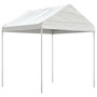 Voir la diapositive 2 : VIDAXL Belvedere avec toit blanc 13,38x2,28x2,69 m polyethylene