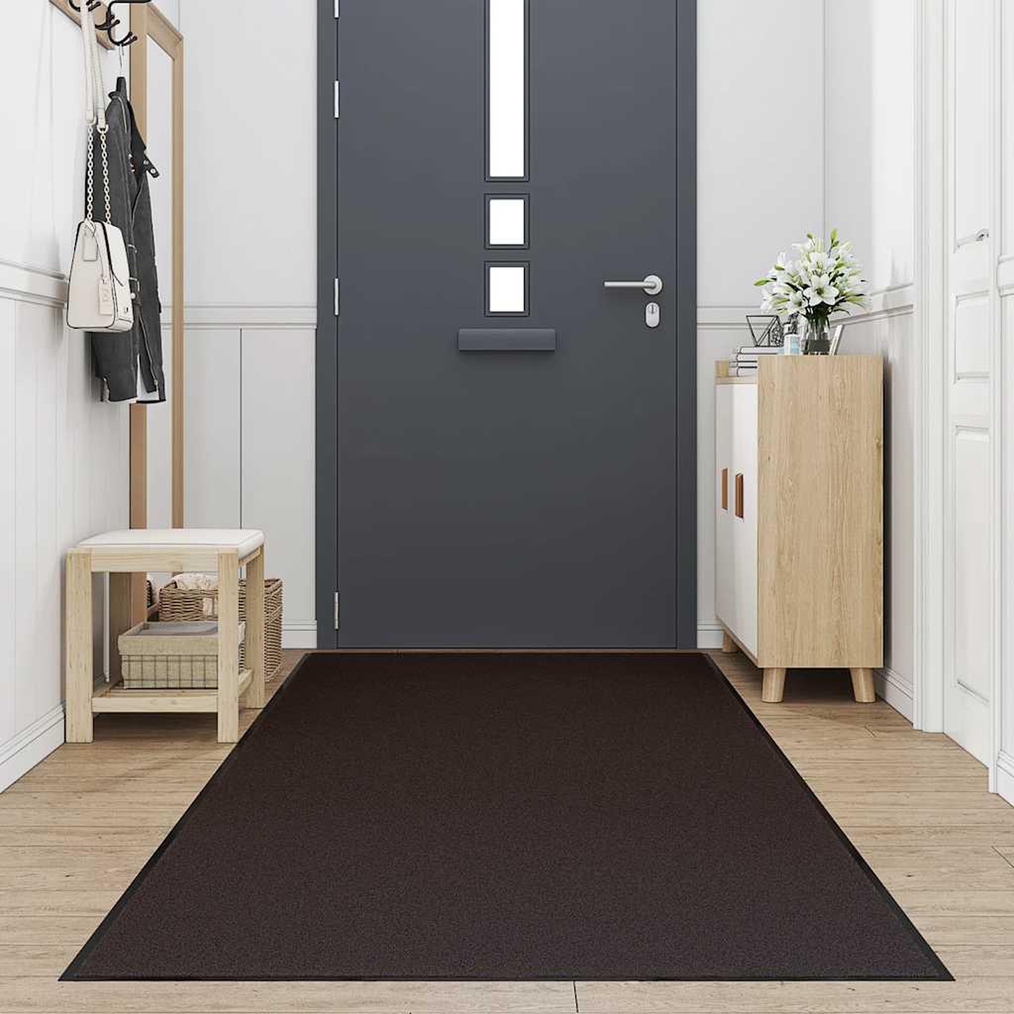 Voir la diapositive 2 : VIDAXL Paillasson marron 115x500 cm