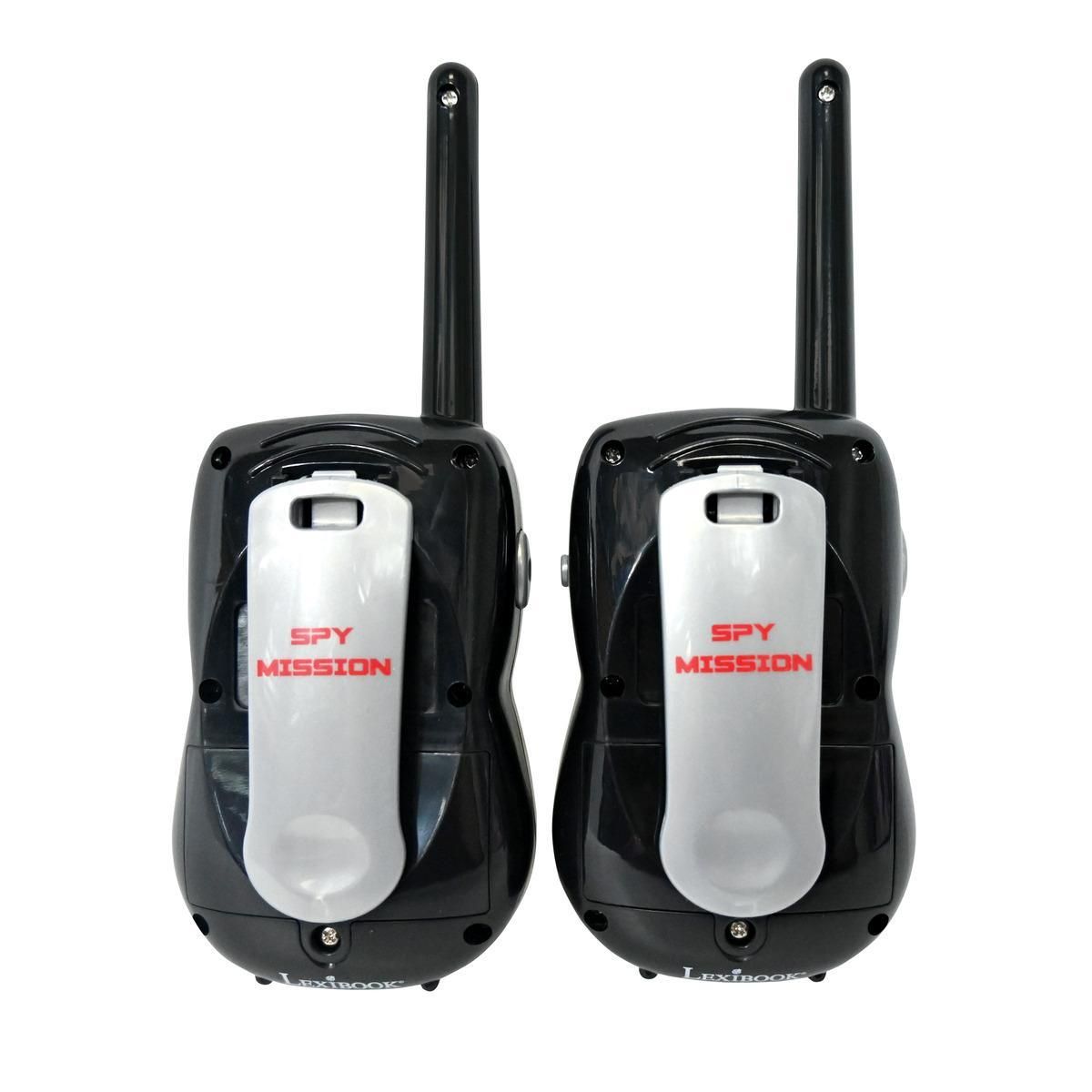 Lexibook Talkies-Walkies Spy Mission portée 200m