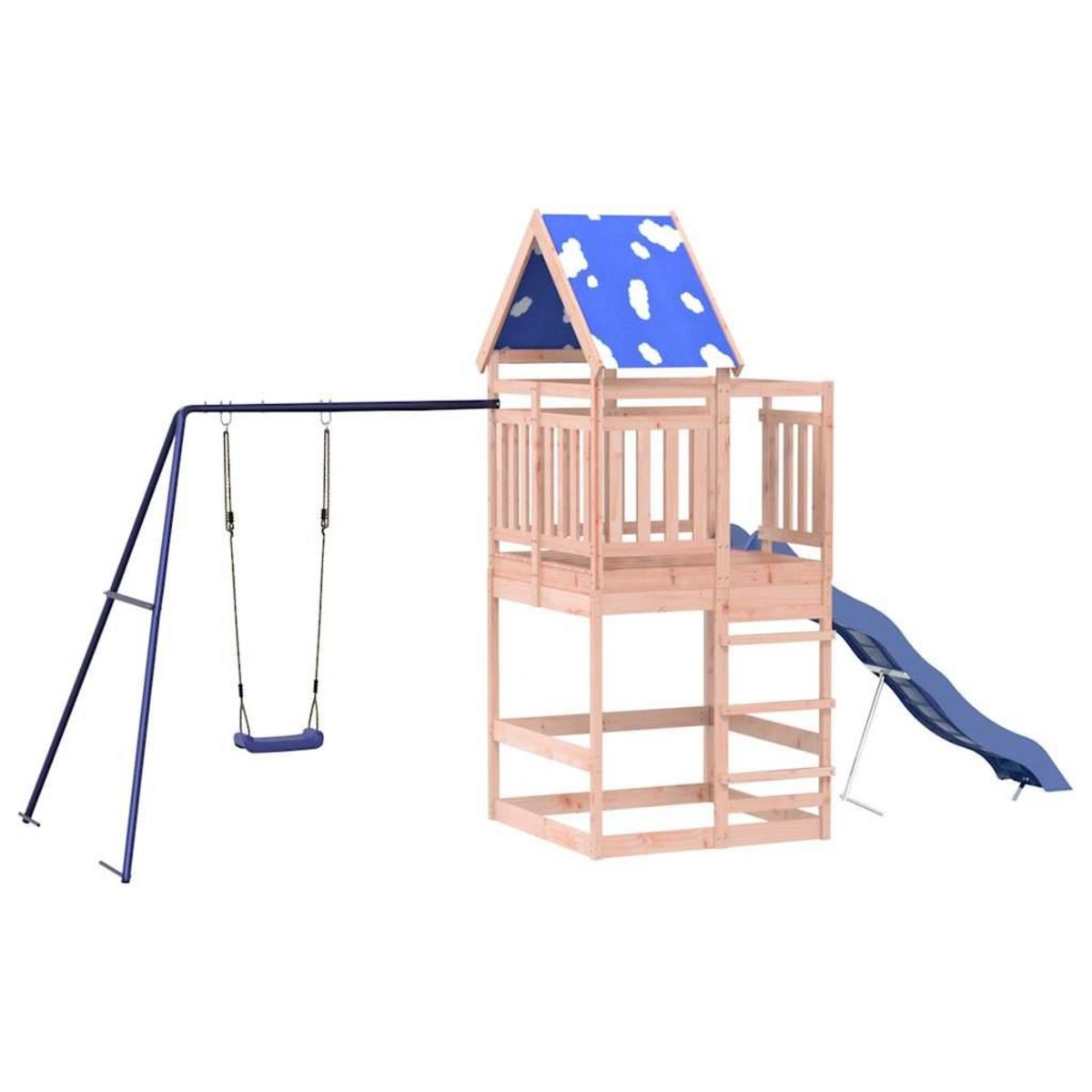 VIDAXL Aire de jeux d'exterieur bois massif de douglas