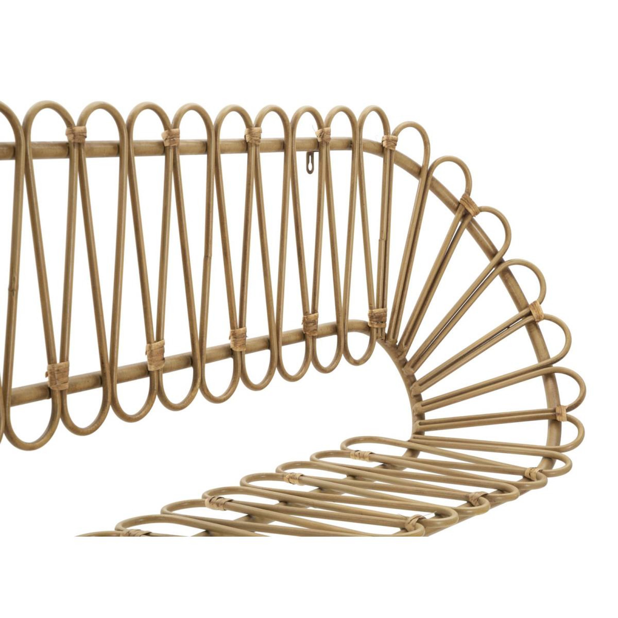 Voir la diapositive 5 : Paris Prix Étagère murale déco  panama  162cm naturel