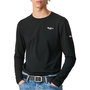 Voir la diapositive 1 : Pepe Jeans T-Shirt Manches Longues Noir Homme Pepe jeans Original Basic 2